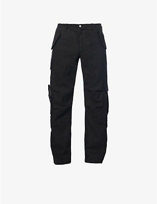 RHUDE: Relaxed-fit straight-leg linen trousers