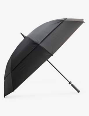 Fulton Mens Black Stormshield Woven Umbrella