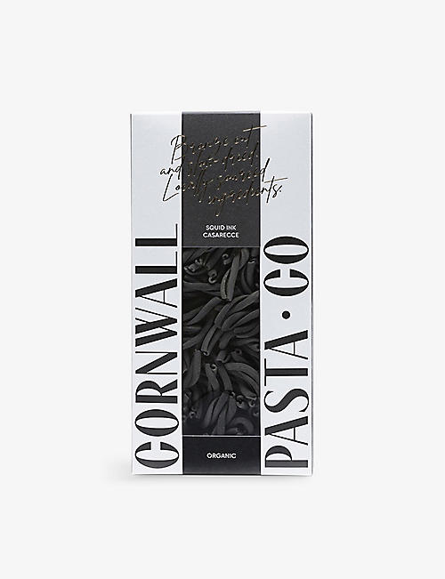 CORNWALL PASTA CO.: Cornwall Pasta Co organic squid ink casarecce pasta 350g