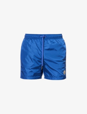 Moncler Logo-Patch Swim Shorts