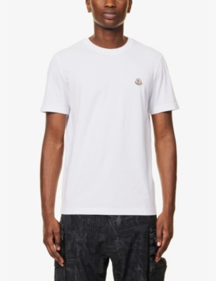 MONCLER Brand-patch cotton-jersey T-shirt pack-of-three