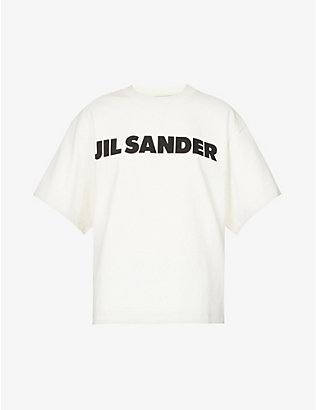 JIL SANDER: Logo-print relaxed-fit cotton T-shirt