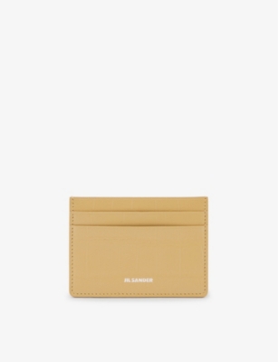 JIL SANDER - Logo-print leather card holder | Selfridges.com