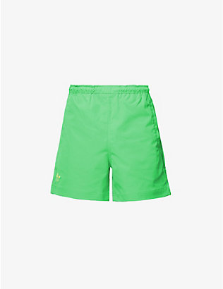 HUMANRACE: Humanrace x adidas logo-embossed recycled polyester-blend shorts