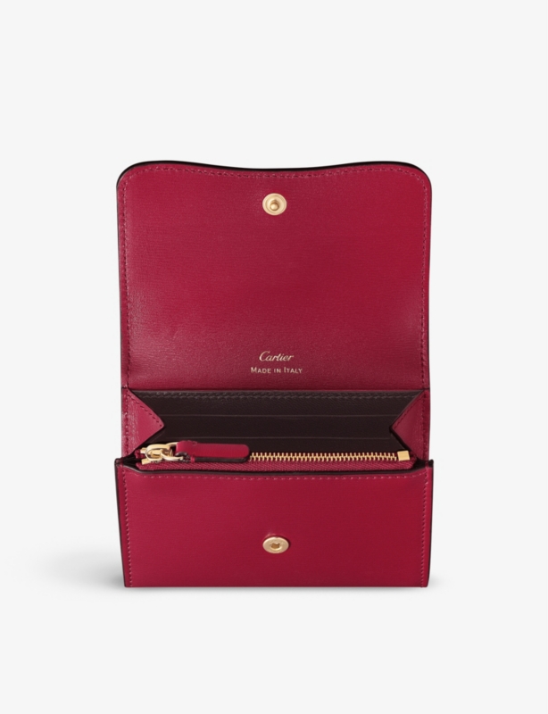 Panthère de Cartier mini leather wallet