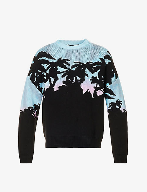 DSQUARED2: Sunrise relaxed-fit cotton-knit jumper