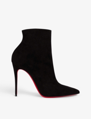 CHRISTIAN LOUBOUTIN: So Kate 100 suede heeled ankle boots