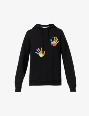 Off white hands hoodie sale