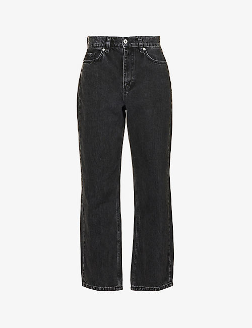 AXEL ARIGATO: Sly low-rise brand-patch jeans