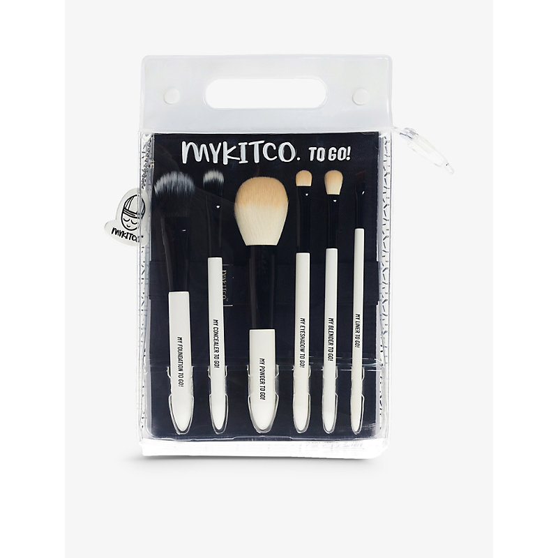 Mykitco. ™ To Go! Brush Set In White