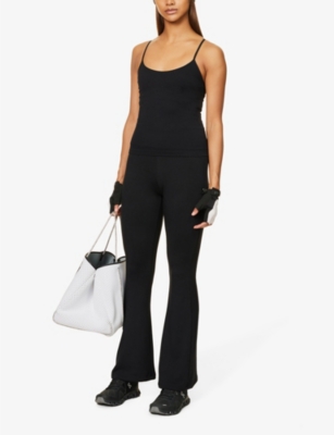 Shop Splits59 Women's Black Loren Seamless Stretch-woven Cami Top