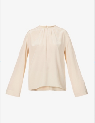 Joseph Braidwood Blouse Crepe De Soie In Maplewood