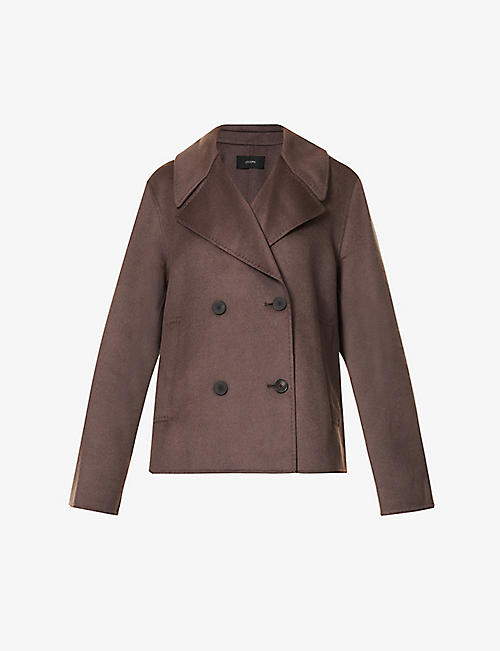 JOSEPH: Gilkes double-breasted wool and silk-blend jacket
