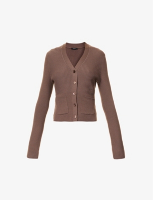 JOSEPH - Ribbed slim-fit wool-blend knitted cardigan | Selfridges.com