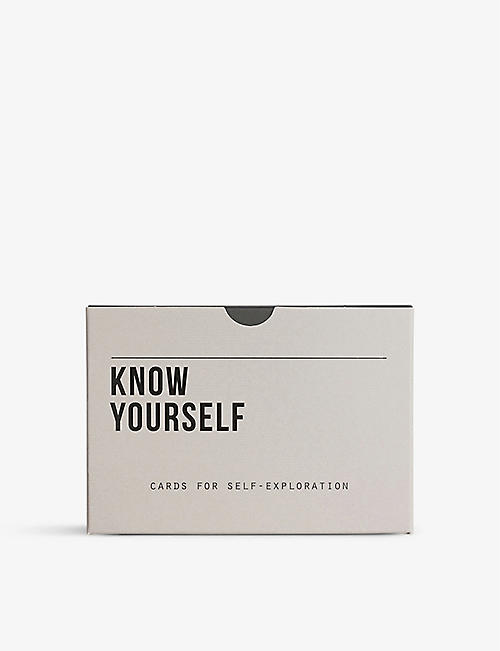 THE SCHOOL OF LIFE: Know Yourself prompt cards set of 60