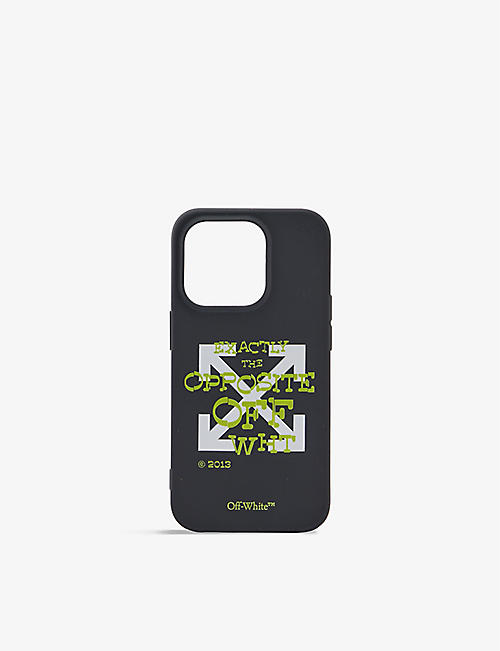 OFF-WHITE C/O VIRGIL ABLOH: The Opposite phone case iPhone 14 Pro