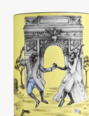 WEDGWOOD: Sheila Bridges Harlem Toile De Jouy Dancing bone china mug 350ml