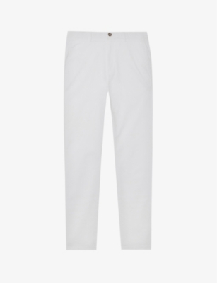 REISS: Pitch slim-leg washed-finish stretch-cotton chinos