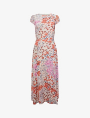 Reiss Ivy In Coral/white