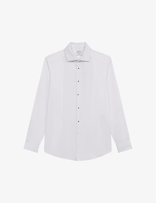REISS: Marcel slim-fit cotton shirt