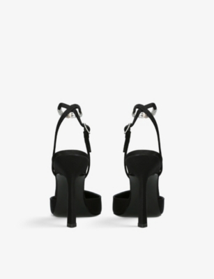 ALEXANDER WANG Lex pointed-toe woven heeled sandals