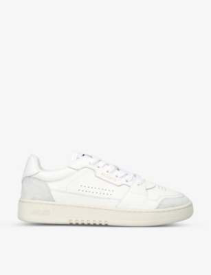 Axel Arigato Womens White Dice Lo Leather And Suede Low-top Trainers
