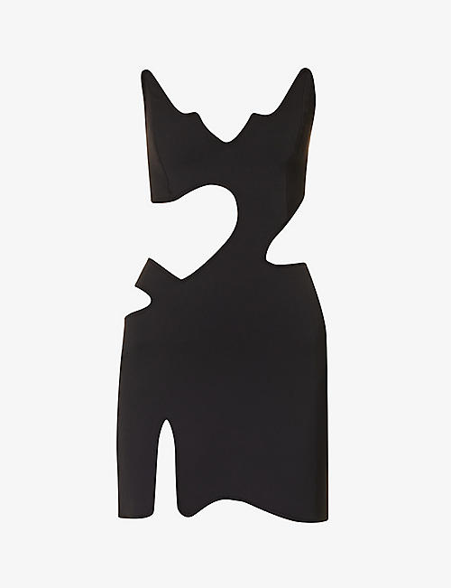 MOTHER OF ALL: Lucy cut-out stretch-woven mini dress