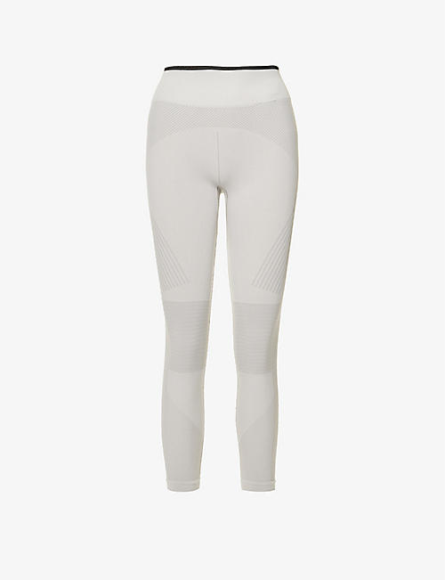 ADIDAS BY STELLA MCCARTNEY: Yoga high-rise stretch-recycled polyester and recycled polyamide blend leggings