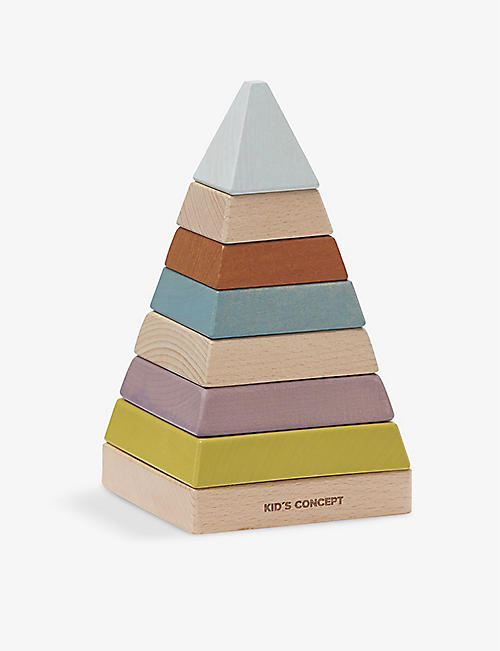 KIDS CONCEPT: Wooden stacking pyramid 19cm