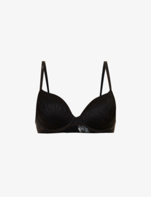 Buy Calvin Klein White Sheer Marquisette Lace Demi Bra from Next Spain