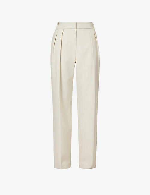 CAMILLA AND MARC: Bristol wide-leg high-rise stretch-woven trousers
