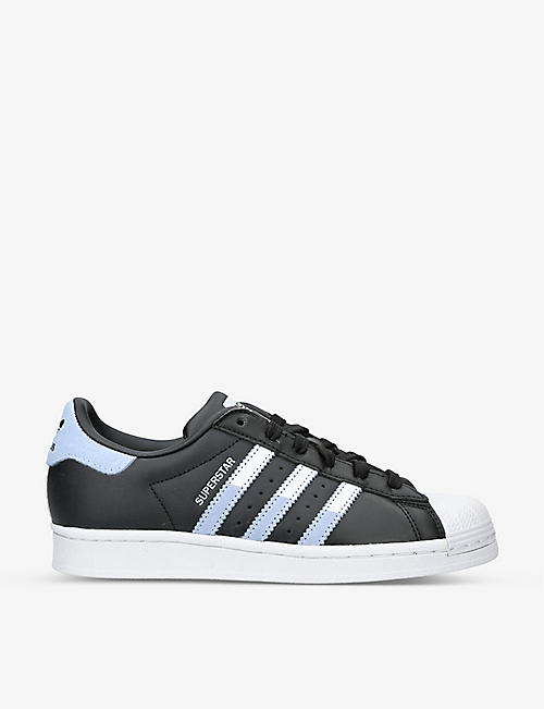 ADIDAS: Superstar leather trainers 9-10 years