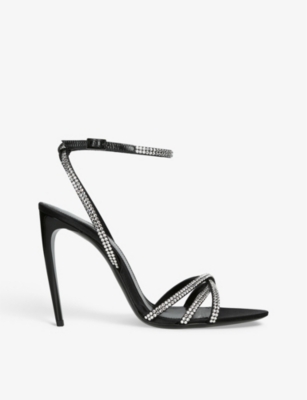 Ysl strappy hot sale shoes