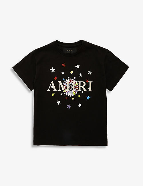 AMIRI: Logo-print stars cotton-jersey T-shirt 6-12 years