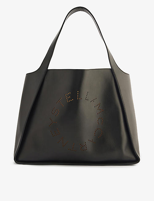STELLA MCCARTNEY: Circle faux-leather tote bag