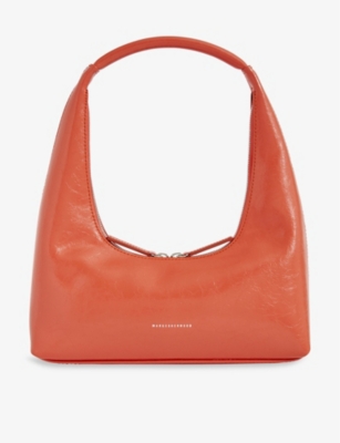 ☆MARGE SHERWOOD☆ HOBO MINI STRAP tangerline crinkle Margesherwood Marge Sherwood Womens Tangerine Crinkle Hobo