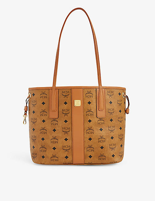 MCM: Liz small coated canvas and leather shoulder bag
