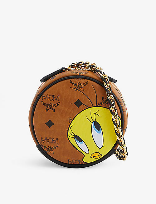 MCM: MCM x Looney Tunes Orkestra coated canvas cross-body bag