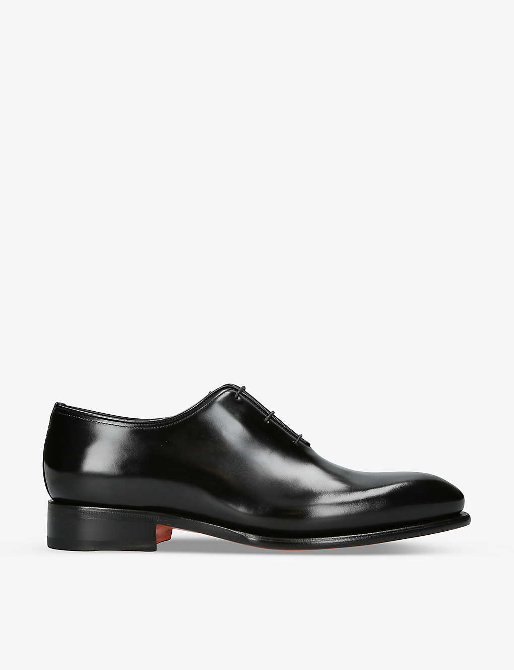 Santoni Carter Wholecut Oxford Shoes In Black