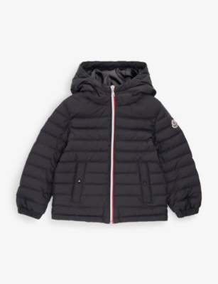 Moncler Boys Black Kids Alim Quilted Shell-down Jacket 4-14 Years ...
