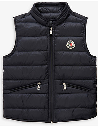 MONCLER: Brand-patch shell-down gilet
