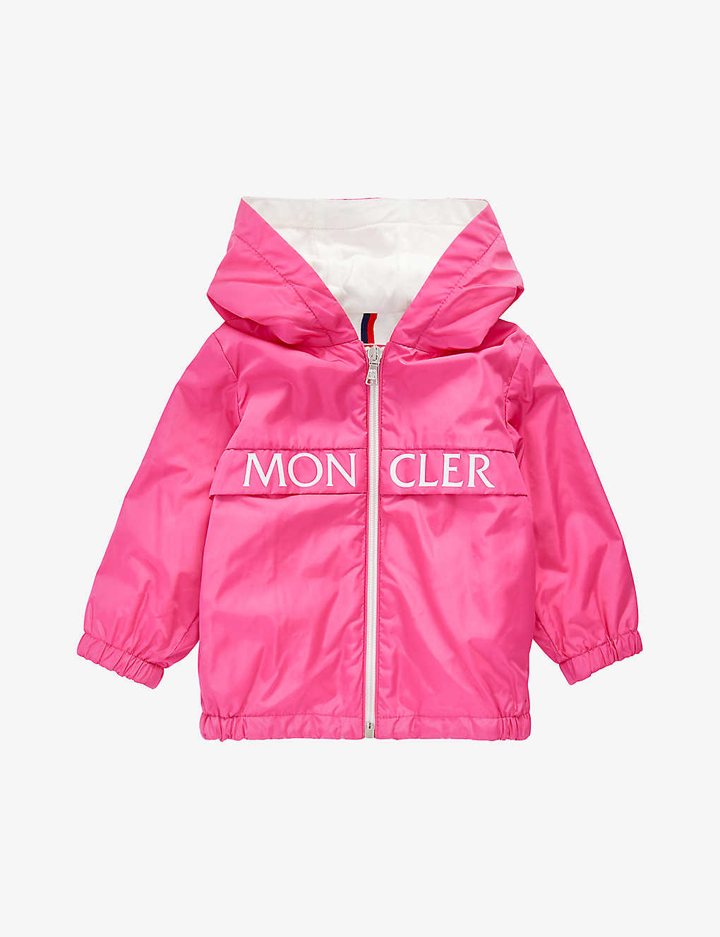 Moncler Babies'  Pink Erdvile Logo-print Shell Jacket 3-36 Months
