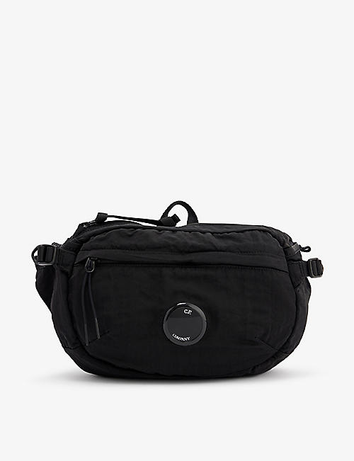 CP COMPANY: Curved woven bum bag