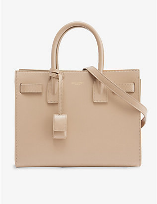 SAINT LAURENT: Sac de Jour Baby smooth-leather top-handle bag