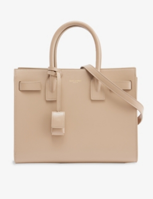 SAINT LAURENT - Sac de Jour Baby smooth-leather top-handle bag | Selfridges .com