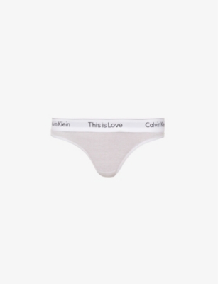 Calvin Klein This Is Love thong in black