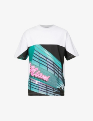 T-shirts Palm Angels - Miami T-shirt - PMAA001S23JER0020184