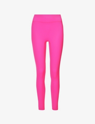 ALL ACCESS ALL ACCESS WOMEN'S HYPER PINK CENTER STAGE HIGH-RISE STRETCH-WOVEN LEGGINGS,64169928
