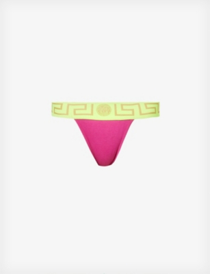 Greca-waist thong