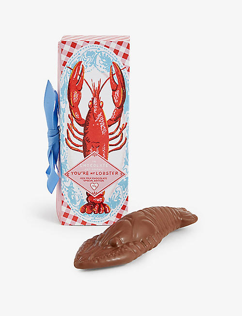 THE CHOCOLATE GIFTING COMPANY: Lobster-shaped milk chocolate 50g